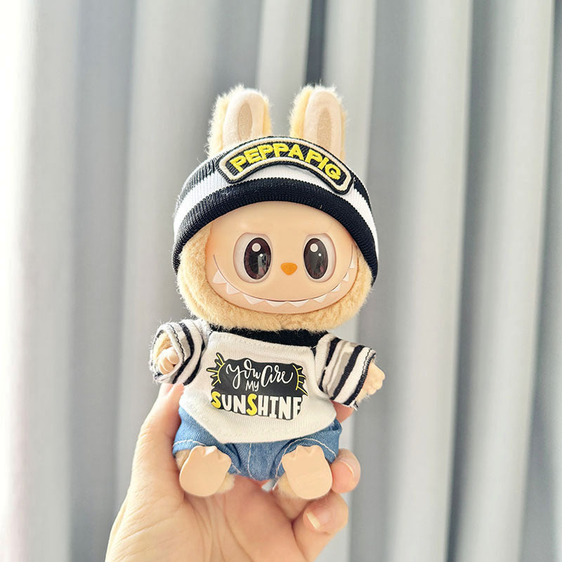 Clothes for LABUBU, Clothes Set for labubu Dolls, Doll Clothes Suitable for labubu Dolls Accessories (NO Doll)