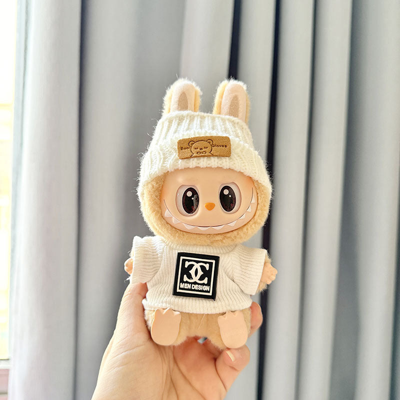 Clothes for LABUBU, Clothes Set for labubu Dolls, Doll Clothes Suitable for labubu Dolls Accessories (NO Doll)