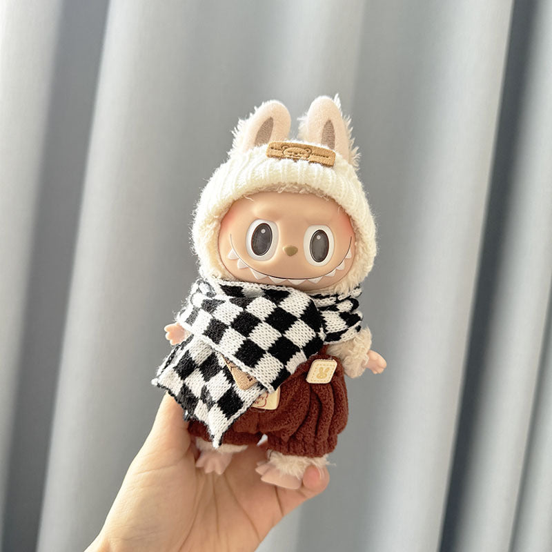 Clothes for LABUBU, Clothes Set for labubu Dolls, Doll Clothes Suitable for labubu Dolls Accessories (NO Doll)