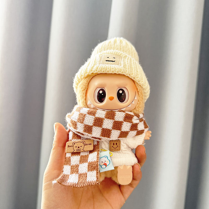 Clothes for LABUBU, Clothes Set for labubu Dolls, Doll Clothes Suitable for labubu Dolls Accessories (NO Doll)
