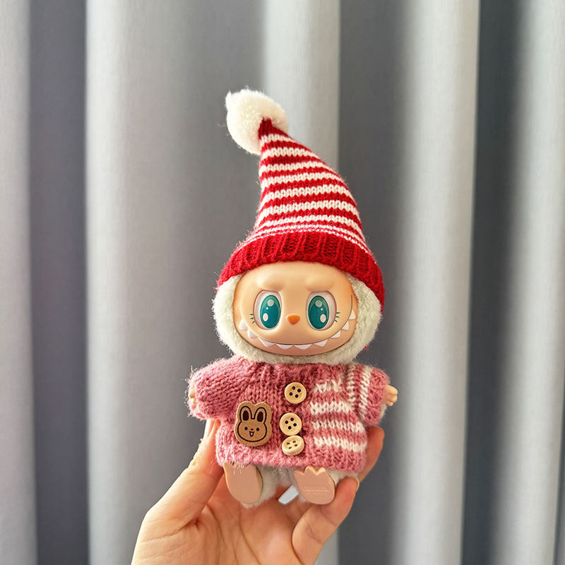 Clothes for LABUBU, Clothes Set for labubu Dolls, Doll Clothes Suitable for labubu Dolls Accessories (NO Doll)