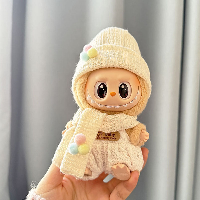 Clothes for LABUBU, Clothes Set for labubu Dolls, Doll Clothes Suitable for labubu Dolls Accessories (NO Doll)