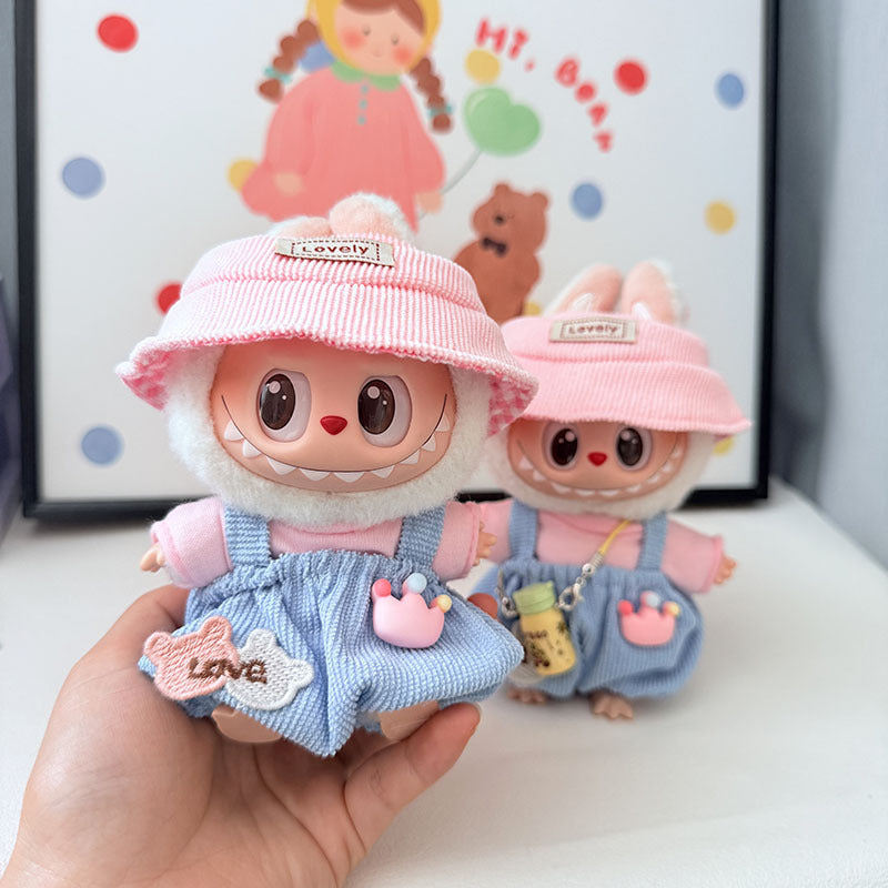 Clothes for LABUBU, Clothes Set for labubu Dolls, Doll Clothes Suitable for labubu Dolls Accessories (NO Doll)