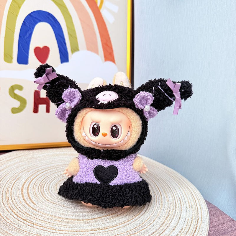 Clothes for LABUBU, Clothes Set for labubu Dolls, Doll Clothes Suitable for labubu Dolls Accessories (NO Doll)
