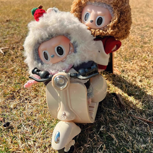 Mini Electric Labubu Doll Scooter Vehicles