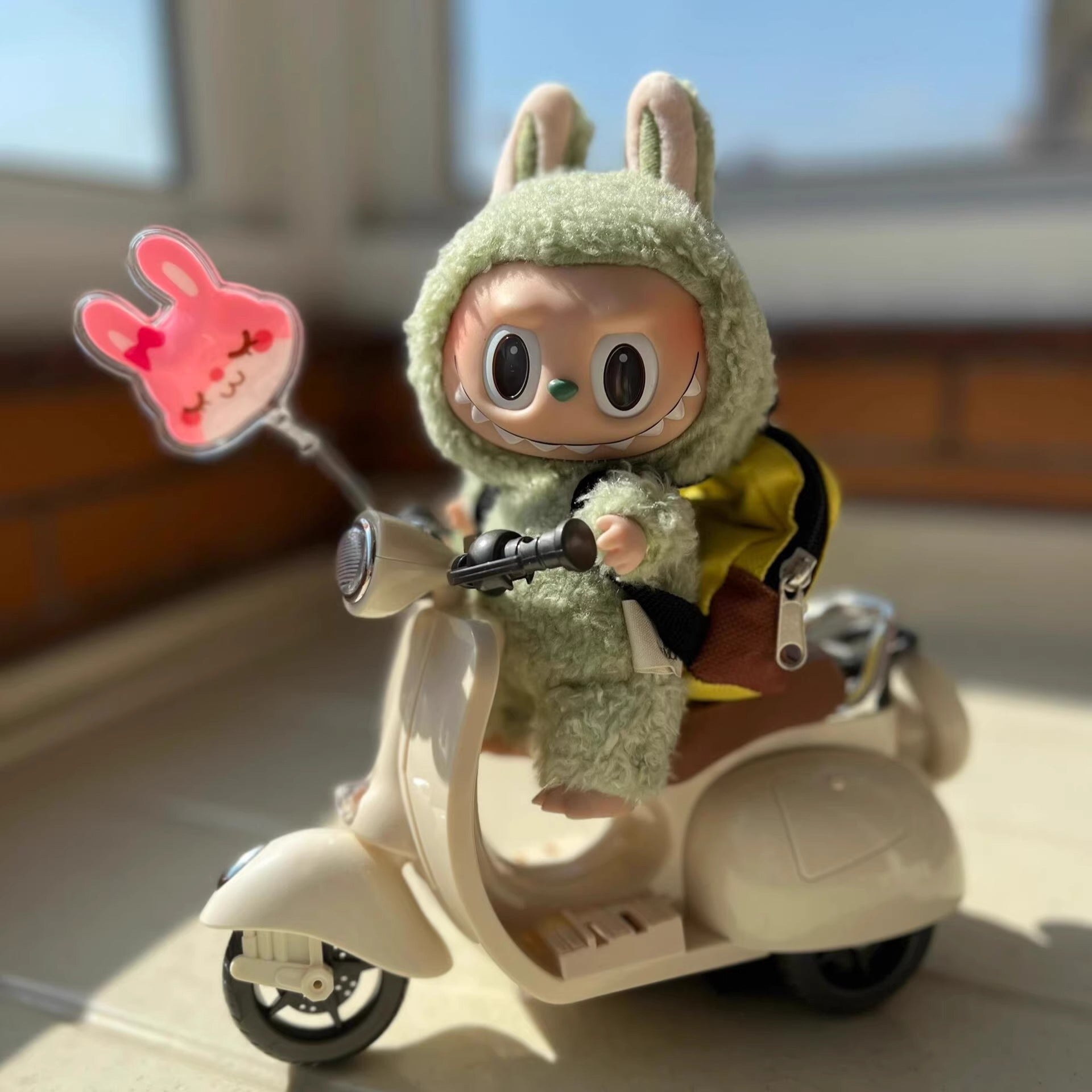 Mini Electric Labubu Doll Scooter Vehicles